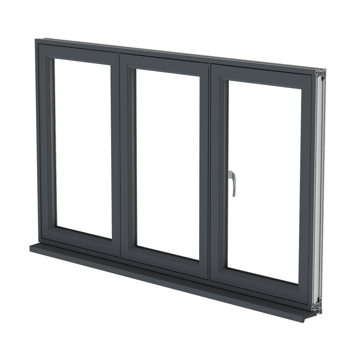 Flush sash window