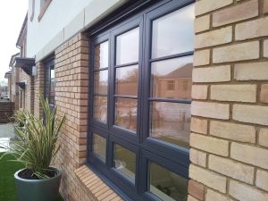 close-up flush sash windows