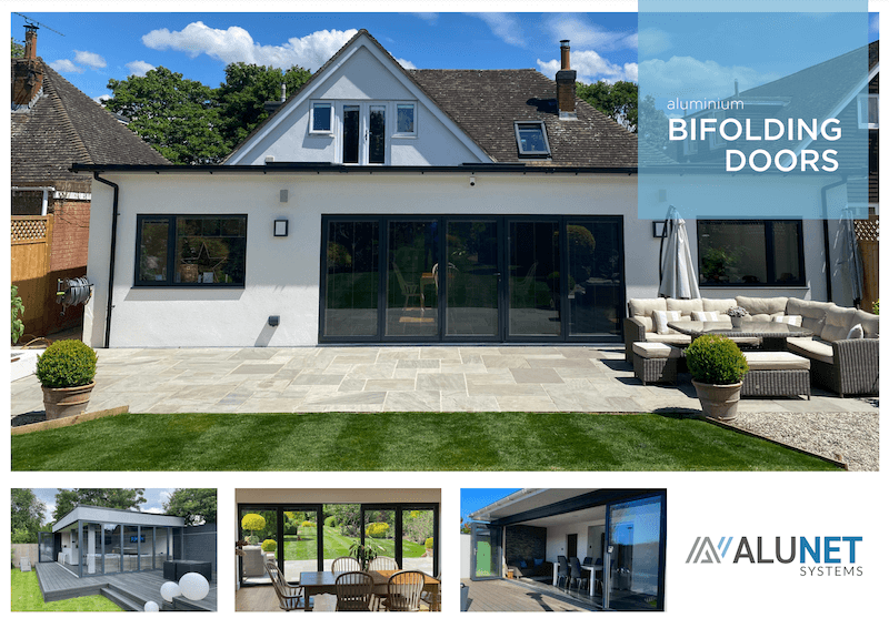 Alunet bi-fold doors cover