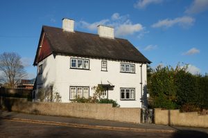 home with flush sash windows