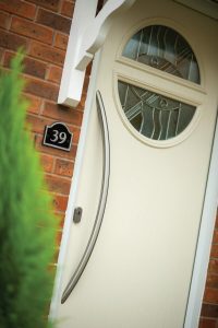 light cream composite door