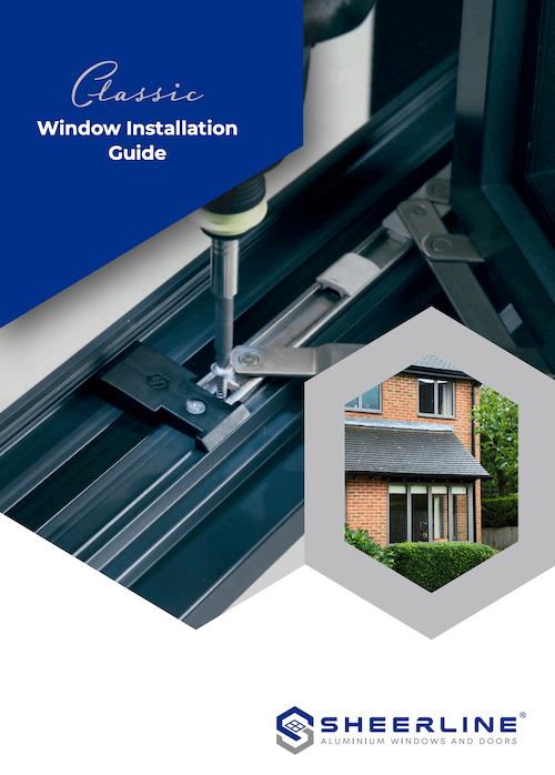Sheerline classic window installation guide cover