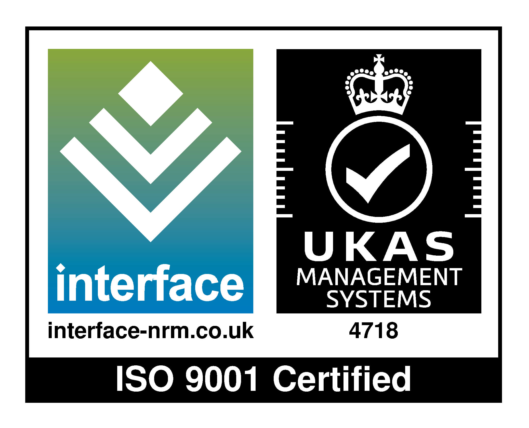 Interface UKAS ISO 14001 Certified logo